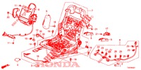 COMP. SEDILE ANT. (D.) (HAUTEUR MANUELLE) per Honda CIVIC 1.8 EX 5 Porte 5 velocità automatico 2012