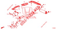 CONDOTTO SCARICO/SILENZIATORE (1.8L) per Honda CIVIC 1.8 EX 5 Porte 5 velocità automatico 2012