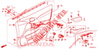 FODERAMENTO PORTIERA ANT. (RH) per Honda CIVIC 1.8 EX 5 Porte 5 velocità automatico 2012