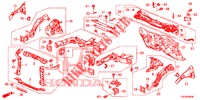 PARATIA ANTERIORE/CRUSCOTTO  per Honda CIVIC 1.8 EX 5 Porte 5 velocità automatico 2012