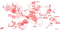 POMPA ACQUA/TERMOSTATO (1.8L) per Honda CIVIC 1.8 EX 5 Porte 5 velocità automatico 2012