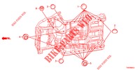 ANELLO DI TENUTA (INFERIEUR) per Honda CIVIC DIESEL 1.6 S 5 Porte 6 velocità manuale 2013