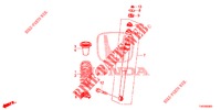 ASSORBITORE SCOSSE POST.  per Honda CIVIC DIESEL 1.6 S 5 Porte 6 velocità manuale 2013