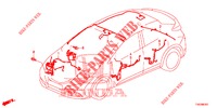 BARDATURA FILO (4) (RH) per Honda CIVIC DIESEL 1.6 S 5 Porte 6 velocità manuale 2013