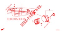 FENDINEBBIA / FARI DIURNI per Honda CIVIC DIESEL 1.6 S 5 Porte 6 velocità manuale 2013