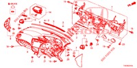 PANNELLO STRUMENTI (RH) per Honda CIVIC DIESEL 1.6 S 5 Porte 6 velocità manuale 2013