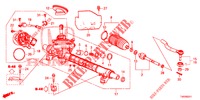 SCATOLA INGRANAGGIO P.S. (EPS) (RH) per Honda CIVIC DIESEL 1.6 S 5 Porte 6 velocità manuale 2013