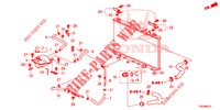 TUBO RADIATORE/SERBATOIO DI RISERVA (DIESEL) (1.6L) per Honda CIVIC DIESEL 1.6 S 5 Porte 6 velocità manuale 2013