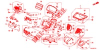 ABBELLIMENTO STRUMENTI (COTE DE CONDUCTEUR) (LH) per Honda CR-V DIESEL 1.6 EXCLUSIVE NAVI 4WD 5 Porte 9 velocità automatico 2017