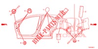 ANELLO DI TENUTA (LATERAL) per Honda CIVIC 1.8 EXGT 5 Porte 5 velocità automatico 2014