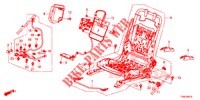 COMP. SEDILE ANT. (G.) (SIEGE REGLAGE MANUEL) per Honda CIVIC 1.8 EXGT 5 Porte 5 velocità automatico 2014