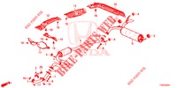 CONDOTTO SCARICO/SILENZIATORE (1.8L) per Honda CIVIC 1.8 EXGT 5 Porte 5 velocità automatico 2014