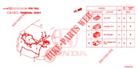 CONNETTORE ELETTRICO (ARRIERE) per Honda CIVIC 1.8 EXGT 5 Porte 5 velocità automatico 2014