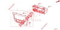 CONTROLLO RISCALDATORE (RH) per Honda CIVIC 1.8 EXGT 5 Porte 5 velocità automatico 2014