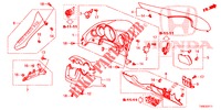 ABBELLIMENTO STRUMENTI (COTE DE CONDUCTEUR) (RH) per Honda CIVIC 1.8 S 5 Porte 5 velocità automatico 2014