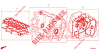 KIT GUARNIZIONE/ ASS. TRASMISSIONE (1.8L) per Honda CIVIC 1.8 S 5 Porte 6 velocità manuale 2013
