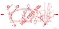 ANELLO DI TENUTA (LATERAL) per Honda CIVIC 1.8 ES 5 Porte 6 velocità manuale 2014