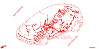 BARDATURA FILO (3) (RH) per Honda CIVIC 1.8 ES 5 Porte 6 velocità manuale 2014
