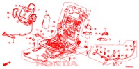COMP. SEDILE ANT. (D.) (HAUTEUR MANUELLE) per Honda CIVIC 1.8 ES 5 Porte 6 velocità manuale 2014