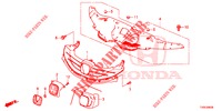 GRIGLIA ANTERIORE/MODANATURA  per Honda CIVIC 1.8 ES 5 Porte 6 velocità manuale 2014