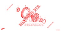 INGRANAGGIO DIFFERENZIALE  per Honda CIVIC 1.8 ES 5 Porte 6 velocità manuale 2014