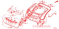PANNELLO PORTELLONE(2D)  per Honda CIVIC 1.8 ES 5 Porte 6 velocità manuale 2014
