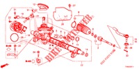 SCATOLA INGRANAGGIO P.S. (EPS) (RH) per Honda CIVIC 1.8 ES 5 Porte 6 velocità manuale 2014
