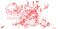 SCATOLA INGRANAGGIO P.S.  per Honda CIVIC 1.8 ES 5 Porte 6 velocità manuale 2014