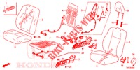 SEDILE ANTERIORE/CINTURE DI SICUREZZA (D.) (RH) per Honda CIVIC 1.8 ES 5 Porte 6 velocità manuale 2014