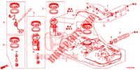 SERBATOIO COMBUSTIBILE  per Honda CIVIC 1.8 ES 5 Porte 6 velocità manuale 2014