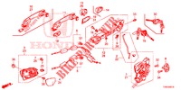 SERRATURE PORTIERE ANT./MANIGLIA ESTERNA  per Honda CIVIC 1.8 ES 5 Porte 6 velocità manuale 2014