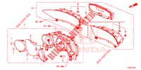 TACHIMETRO  per Honda CIVIC 1.8 ES 5 Porte 6 velocità manuale 2014