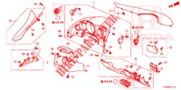 ABBELLIMENTO STRUMENTI (COTE DE CONDUCTEUR) (RH) per Honda CIVIC 1.8 ES 5 Porte 6 velocità manuale 2015