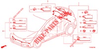 BARDATURA FILO (5) per Honda CIVIC 1.8 SE 5 Porte 6 velocità manuale 2016