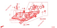 FANALE  per Honda CIVIC 1.8 SE 5 Porte 6 velocità manuale 2016