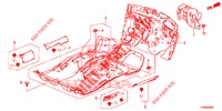 STOINO PAVIMENTO/ISOLATORE  per Honda CIVIC 1.8 SE 5 Porte 6 velocità manuale 2016