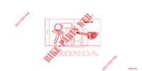 ARREDO CILINDRO CHIAVE (INTELLIGENT) per Honda CIVIC 1.5 RS 5 Porte 6 velocità manuale 2018
