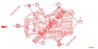 ANELLO DI TENUTA (INFERIEUR) per Honda CIVIC 1.8 SE 5 Porte 6 velocità manuale 2013
