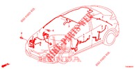 BARDATURA FILO (4) (RH) per Honda CIVIC 1.8 SE 5 Porte 6 velocità manuale 2013