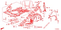 PARAFANGHI ANTERIORI  per Honda CIVIC 1.8 SE 5 Porte 6 velocità manuale 2013