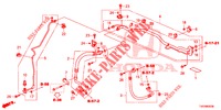 ARIA CONDIZIONATA (FLEXIBLES/TUYAUX) (DIESEL) (2.2L) (RH) per Honda CIVIC 2.2 EX 5 Porte 6 velocità manuale 2013