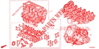 ARREDO DI MONT. MOTORE/ASS. TRASMISSIONE (DIESEL) (2.2L) per Honda CIVIC 2.2 EX 5 Porte 6 velocità manuale 2013