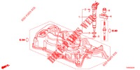 INIETTORE COMBUSTIBILE (DIESEL) (2.2L) per Honda CIVIC 2.2 EX 5 Porte 6 velocità manuale 2013
