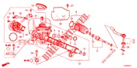 SCATOLA INGRANAGGIO P.S. (EPS) (RH) per Honda CIVIC 2.2 EX 5 Porte 6 velocità manuale 2013