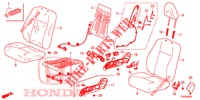 SEDILE ANTERIORE/CINTURE DI SICUREZZA (D.) (RH) per Honda CIVIC 2.2 EX 5 Porte 6 velocità manuale 2013