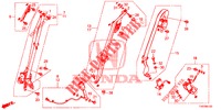 SEDILE ANTERIORE/CINTURE DI SICUREZZA  per Honda CIVIC 2.2 EX 5 Porte 6 velocità manuale 2013