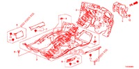 STOINO PAVIMENTO/ISOLATORE  per Honda CIVIC 2.2 EX 5 Porte 6 velocità manuale 2013