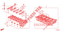TESTATA (DIESEL) (2.2L) per Honda CIVIC 2.2 EX 5 Porte 6 velocità manuale 2013