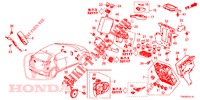 UNITA DI CONTROLLO (CABINE) (1) (RH) per Honda CIVIC 2.2 EX 5 Porte 6 velocità manuale 2013