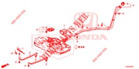 CONDOTTO RIEMPITORE COMBUSTIBILE (DIESEL) per Honda CIVIC DIESEL 1.6 ES 5 Porte 6 velocità manuale 2014